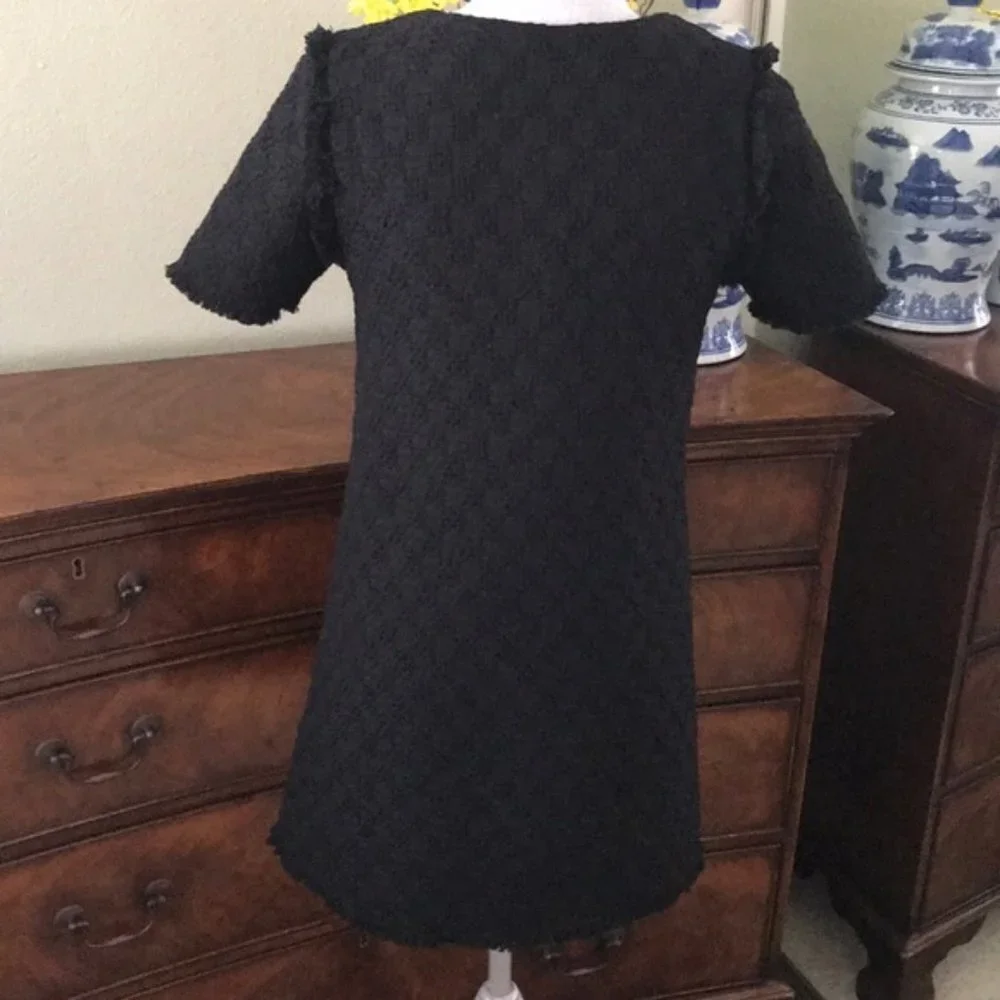 J.O.A. Los Angeles Tweed Lace-Front LBD Size XS - Picture 5 of 8